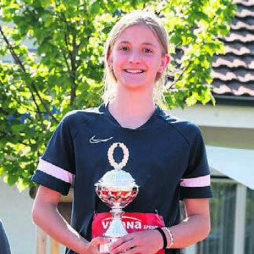 Sprint, Stolz und Spannung - Die Schnellste im Final: Elin Amhof.