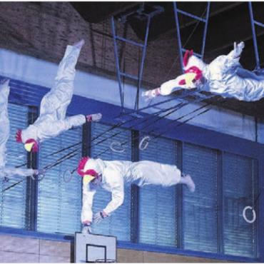 Ohne Moos nix los! - Fliegende Hühner? Dies und noch viel mehr bot die Aktivriege – die zweite Turnhalle macht es möglich.