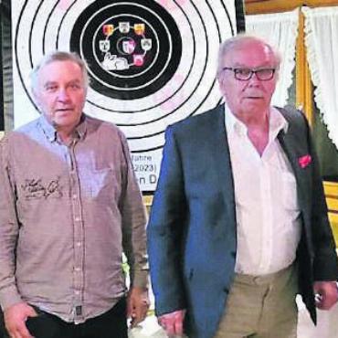 Viel Freude am 101-Jahr-Jubiläumsfest - Der Vorstand des Hasenberg-Schützenverbands besteht aus (v. l.): Stefan Meier, Bild: zg