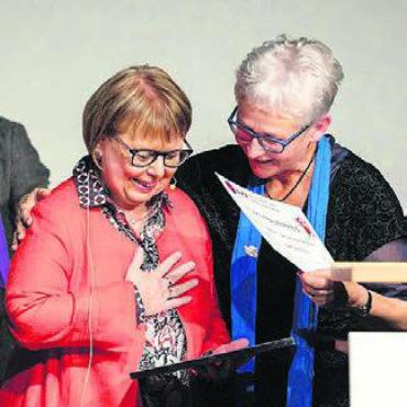 Frauen sichtbar machen - Freudentag: Am 3. November erhielt Petra Rohner den AKF-Frauenpreis.