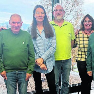 Aus dem Nichts aufgebaut - Sie sind Teil des aktuellen Seniorenrates (von links): Lea Santucci, Peter Unternährer, Gemeinderätin Natascha Brunold, Eugen Karli, Carmen Hedinger, Hans Ryffel und Emilio Monte. Bild: zg