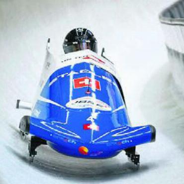 Zweimal in Top 10 - Rang 7 im Monobob und Rang 9 im Zweierbob. Das ist die Bilanz von Melanie Hasler in Innsbruck. Bild: Viesturs Lacis
