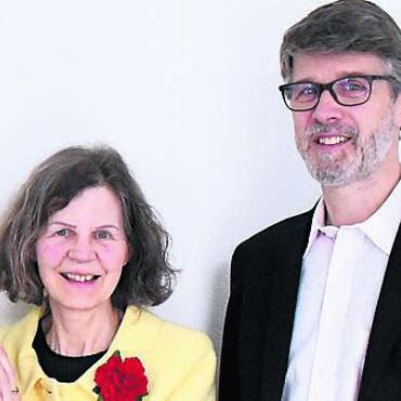 Ihre Begeisterung ist ansteckend - Verena Schütz und Robert Keller.