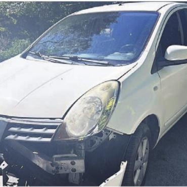Kollision in Bettwil - Am Auto und am Motorrad entstand Sachschaden. Bild: pz
