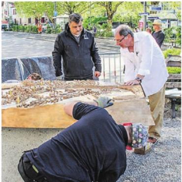 Grossartige Einblicke - Die Erstellung des Stadtreliefs wird in den Neujahrsblättern beleuchtet. Bild: zg