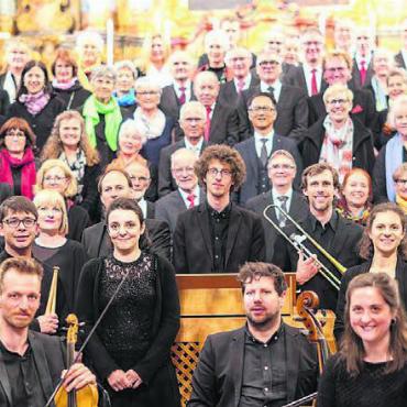 Bald starten die Proben - Projektchor mit Solistinnen und Solisten und Orchester: Pfingsten verspricht auch dieses Jahr wieder speziell zu werden. Bild: zg