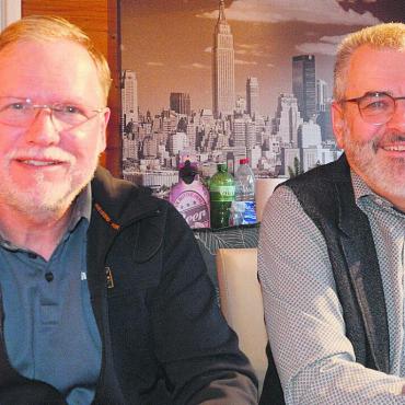 Künter Dorffest im Jahr 2026 - Werner Fischer (links) und Markus Staubli präsidieren das Organisationskomitee des Künter Dorffests 2026. Bild: Roger Wetli