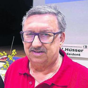 30 Jahre volles Engagement - Der langjährige Bezirksverbandspräsident Victor Hüsser. Bild: mub