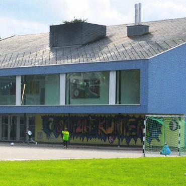 Überraschend und schön - Künten legt einen guten Start für die Vorfinanzierung einer neuen Turnhalle hin. Diese soll zusätzlich zur bereits bestehenden Turnhalle gebaut werden. Bild: Archiv