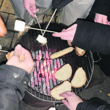 Gespräche um die Feuertonne