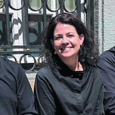 Für Kontinuität im Umbruch - Daniel Sommerhalder, Claudia Bamert und Stephan Troxler (v. l.) wollen im Stadtrats-Gremium verbleiben. Troxler kandidiert für den Ammann-Posten. Bild: huy