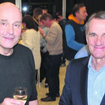 Als Gewerbe die Region stärken - Roger Cébe (Gewerbe-Präsident, links) und Gemeindeammann Philipp Ackermann. Bild: tst