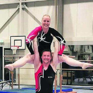 Ein Leben für den Turnsport - Marco Huonder mit seiner Frau Sonja. Das Turnen ist eine gemeinsame Leidenschaft.