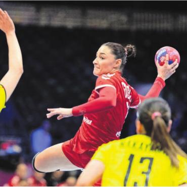 Euphoriebremse Japan - Am Montag gegen Ungarn stark, am Mittwoch gegen Japan nicht auf Touren gekommen: Daphne Gautschi. Bild: Freshfocus
