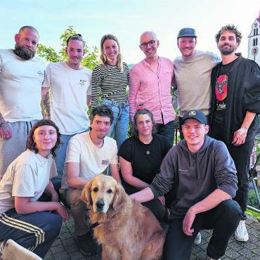 Zurück zu den Wurzeln - Sie planen das FIDM (von links oben): Pascal Egger, Jonas Schüpfer, Sarah Tirez, Lukas Koller, Severin Peer, Nico Schulthess, Jaël Kaufmann, Patrick Fürst, Ramona Maier, Philippe Attiger. Es fehlen: Laura Zimmermann, Aline Steiger und Juri Tirez. Bild: Marco Huwyler