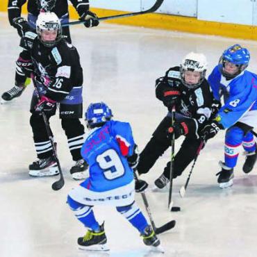 Gugge, Show und Eishockey - Die Nachwuchsspieler werden am nächsten Wochenende für spannende Spiele sorgen. Bild: Archiv