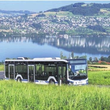 Pendler und Ausflügler profitieren - Das ÖV-Angebot rund um den Hallwilersee soll ausgebaut werden. Das soll auch dazu führen, dass weniger mit dem Auto zum See fahren und die Parkplatzsituation verbessert wird. Bild: Eveline Beerkircher