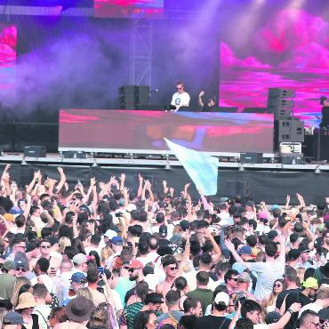 Friedliches Festival bleibt - Tolle Stimmung am Hive Air im vergangenen Jahr in Wohlen. Bild: Archiv