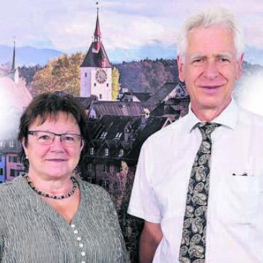 Ein Teil Bremgartens - Vize- und Stadtammann: Doris Stöckli (l.) und Raymond Tellenbach arbeiten bereits seit zehn Jahren Seite an Seite im Bremgarter Stadtrat. Bild: Marco Huwyler