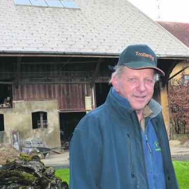 200-jähriges Haus weicht Neubau - Alois Kohler und seine Familie verabschieden sich von ihrem Stammsitz. Sie möchten an dessen Stelle etwas Neues bauen. Bild: Roger Wetli