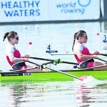 Ein guter Start - Olivia Roth (rechts) will an die Elite-WM in Shanghai im September.