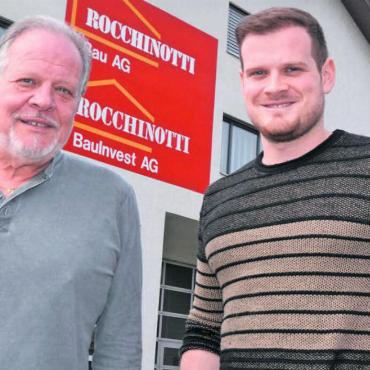 5. Generation übernimmt - Renato Rocchinotti (links) hat volles Vertrauen in seinen Sohn Giampiero und ist von dessen Qualitäten als Geschäftsführer überzeugt. Bild: Roger Wetli