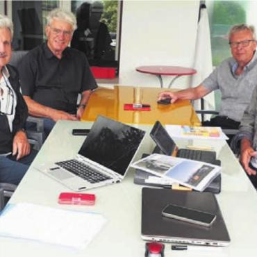 Wenn es im Alter wieder kribbelt - Sie bilden das diesjährige Team der Abenteuerreise (von links): Marcel Lüthi, Jörg Dünki, Thuri Fischer, Hansruedi Flückiger, Werner Bührer und Kurt Meier.