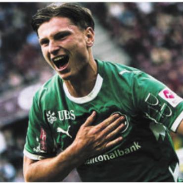 «Es ist erlaubt zu träumen» - Alessandro Vogt Bild: FC St. Gallen 1879