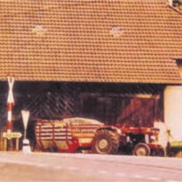 Vom Bauernhof zum Burger - Wo heute der McDonald’s steht, war früher ein Bauernhof. Bild: zg