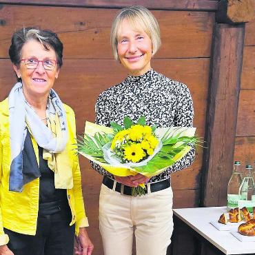Stiftung Reusstal vor dem Wechsel - Die Stiftungsratspräsidentin und die künftige Geschäftsführerin der Stiftung Reusstal: Rosmarie Groux (links) ist überzeugt von den Fähigkeiten von Elisabeth Graf Pannatier. Bild: zg