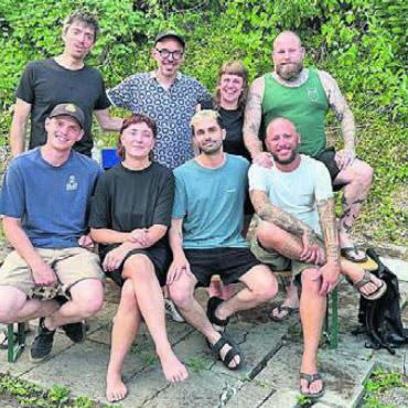 «Sie werden total begeistern» - Relaxed und voller Elan zugleich: Das OK-Team des FIDM sieht sich für sein Festival im Herzen Bremgartens gut gerüstet. Bild: zg