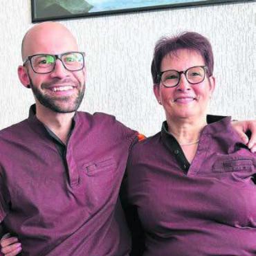 Lauter Migros-Kinder - Sandro und Brigitte Schalch. Bild: spr