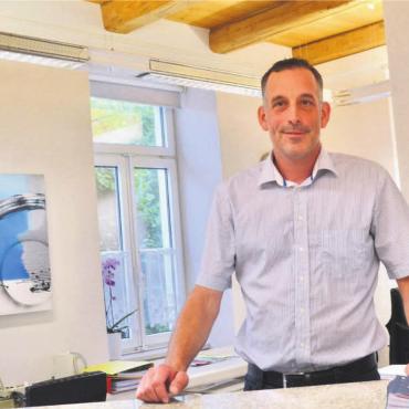 Zusammenleben im Dorf pflegen - Patrick Stutz übernimmt als neuer Gemeindeammann von Islisberg Verantwortung. Bild: Thomas Stöckli