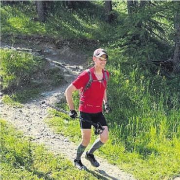Raiser am Gondo-Marathon - Zum vierten Mal am Gondo-Marathon: Thomas Raiser. Bild: zg