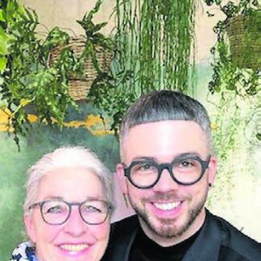 Am Puls der Zeit - V. l.: Yvonne Kuhn im Gespräch mit Mehrfach-Weltmeister Martin Dürrenmatt.