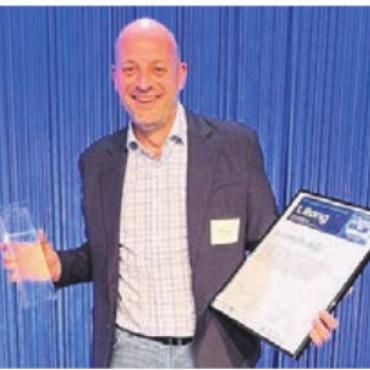 Award mit Strahlkraft - Martin Laubacher    Bild: pd