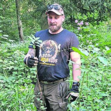 Helfer gesucht - Den Neophyten im Wald soll es an den Kragen gehen, dafür ist wie beim ersten Mal wieder Unterstützung gefragt. Bild: zg