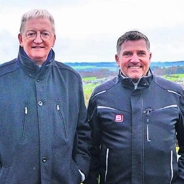 Wachstumsschub für Unterlunkhofen - Gemeindeammann Peter Hochuli und Bauherrenvertreter Roland Stöckli. Bild: tst