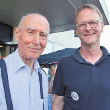 Geburtstagsparty mit Charme - Ohne Ewald Scholer (links) und Thomas Leitch gäbe es wohl keine JAM.