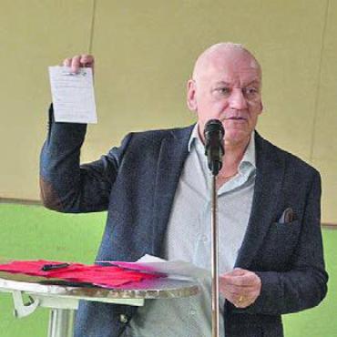 2025 soll Festjahr werden - Gemeindeammann Meinrad Baur weist auf den Wettbewerb hin. Bild: chh