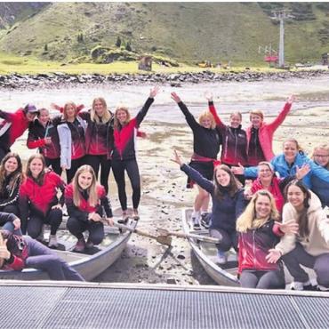 Muskelkater und Challenge - Die Turnerinnen aus Fischbach-Göslikon führte ihr Ausflug nach Engelberg. Bild: zg