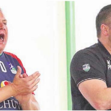 Spiele des Jahres - Beide sind mit vollem Herzblut dabei. Pitsch Müller (links) wird sein Präsidentenamt im Juni an Pascal Baur (rechts) übergeben. Bild: jg