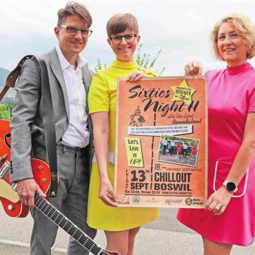 Gute alte Zeiten aufleben lassen - Die Organisatoren freuen sich auf die Sixties-Night in Boswil. Bild: zg