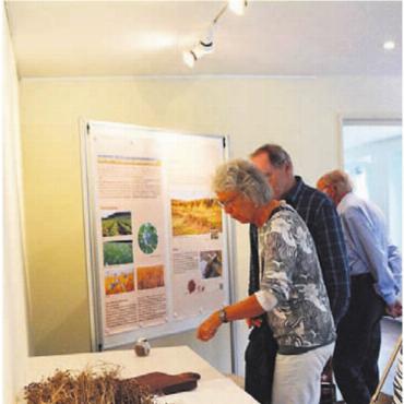 Symbol für kulturelle Lebendigkeit - Für das Jubiläum wurde eine Ausstellung zur Flachsproduktion konzipiert.