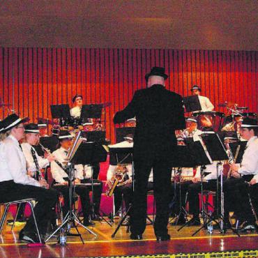 Kriminell gut - Der Musikverein Berikon bei seinem Jahreskonzert. Bild: Vincenz Brunner