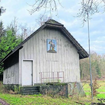 Abbruch steht bevor - Das Schützenhaus Matteneich wird möglichst bald abgerissen. Bilder: zg