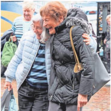Rundum gelungener Tag - Die Teilnehmerinnen der Reise hatten viel zu lachen. Bild: zg