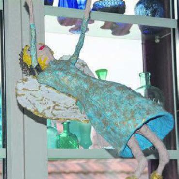 Sammlung und Kunst mit «Chlapf» - Der Engel wird vielleicht bald in ihrem Schaufenster zu sehen sein.