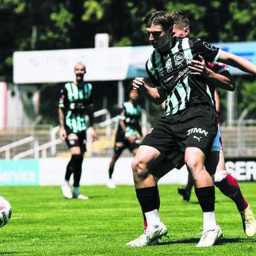 Zwei Tore gegen Kaiserslautern - Fussball, Super League: Der Freiämter Alessandro Vogt mit dickem Ausrufezeichen