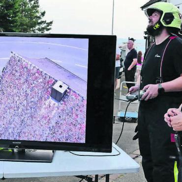Im Ernstfall stets einsatzbereit - Der Drohneneinsatz wurde in Oberwil-Lieli getestet. Bilder: Stefan Treier